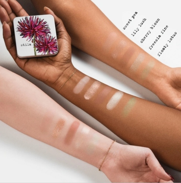 Stila Pocket Play Shadow Pallet Pretty Petal Metallic NIB - Picture 3 of 4